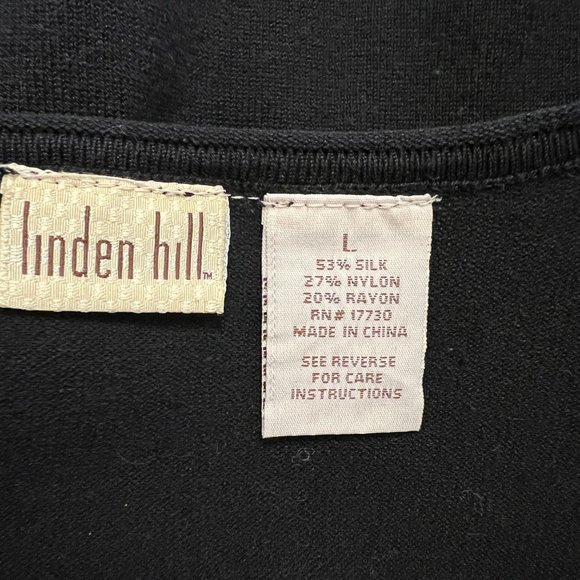 Linden Hill button close black cardigan sweater - Picture 3 of 5
